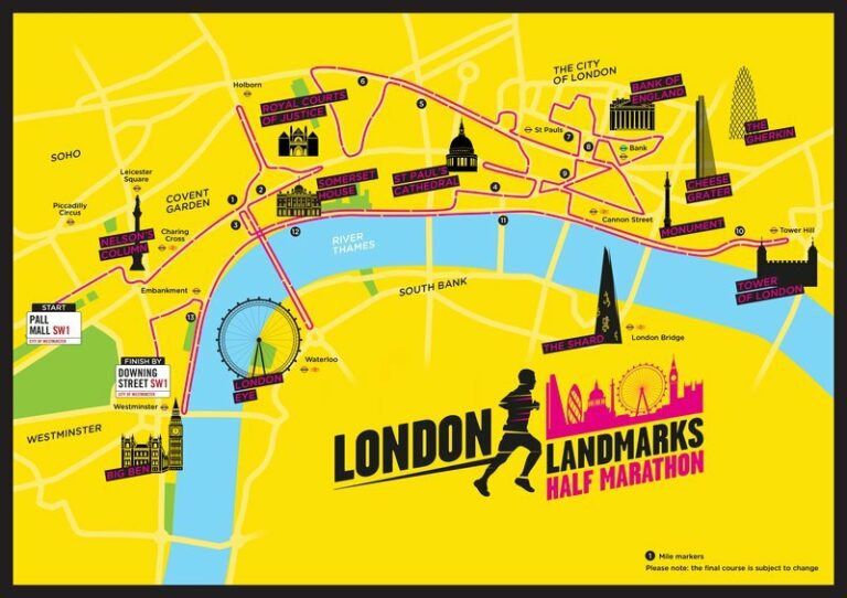 London Landmarks Half Marathon April 2024 Leukaemia UK
