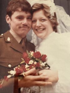 Doreen-Osborne-with-husband-Clive-wedding