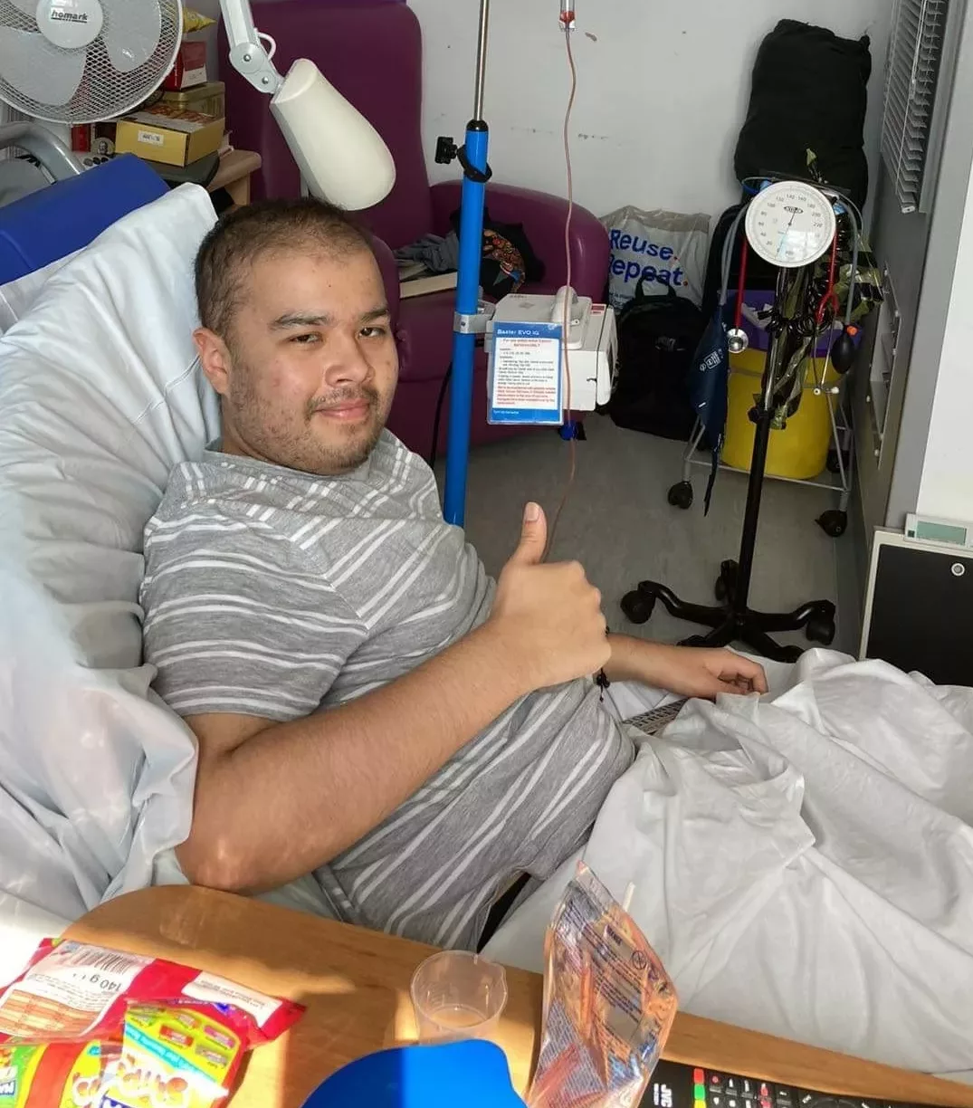 Jake in hospital