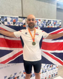 Nick winning gold for GB