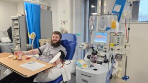 Amanda's son and stem cell donor Joseph