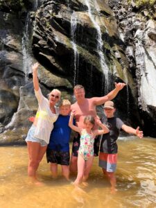 Larissa and her family