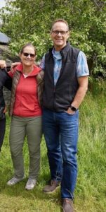 Sarah and her brother Colin