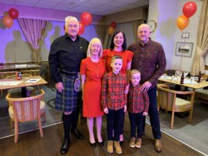 The family fundraising for Leukaemia UK