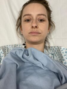 Jade pre-diagnosis, on the day of hospital admission