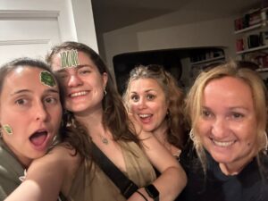 Laura with her colleagues