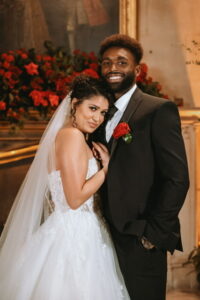 Paul with his wife Tasha on MAFS