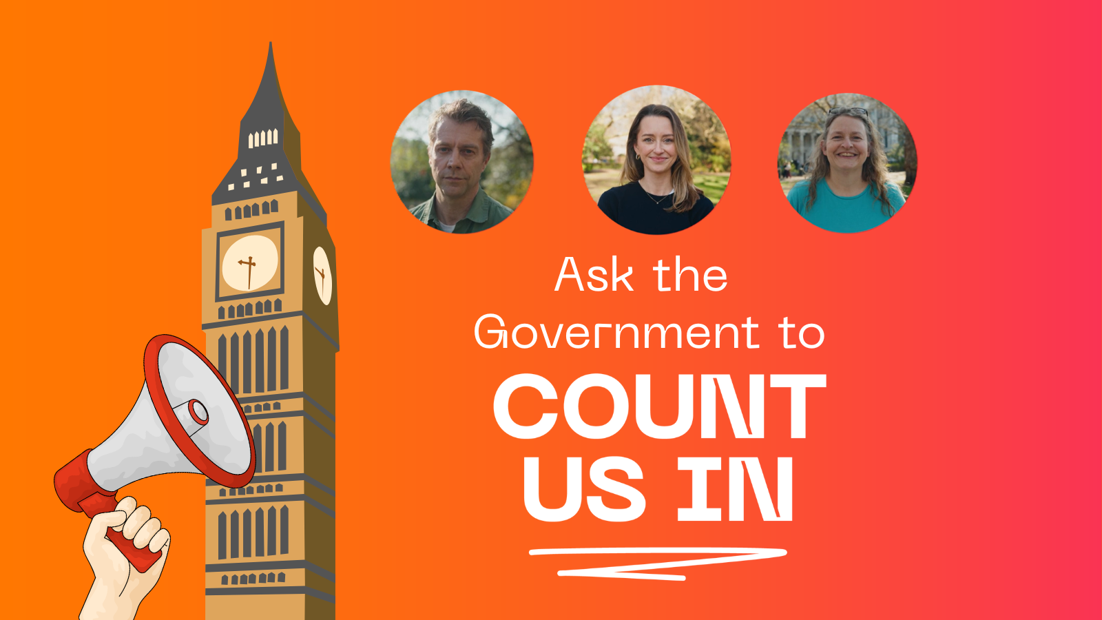 As the Government to Count Us IN