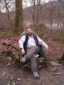 Ian on his honeymoon