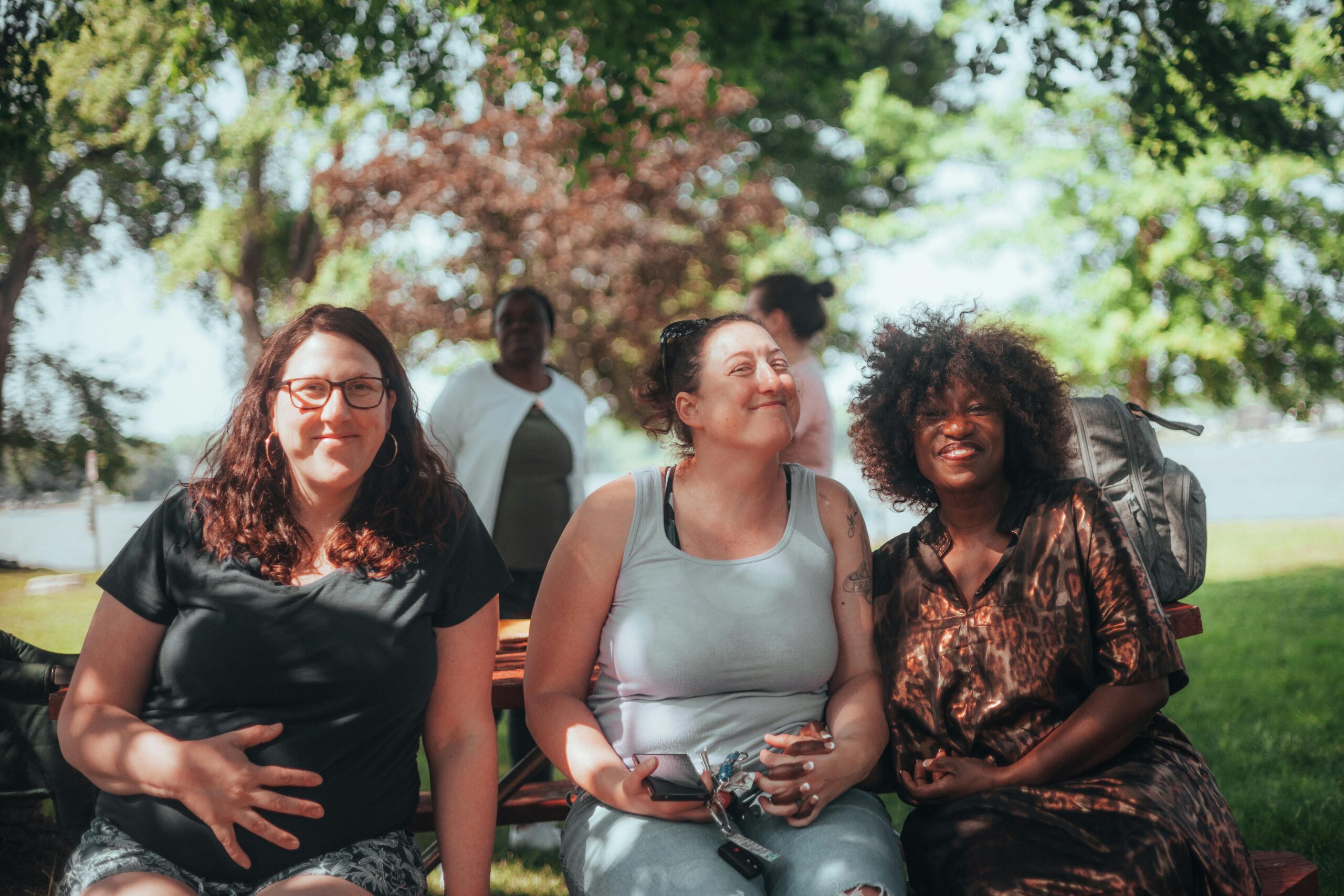 people in the park