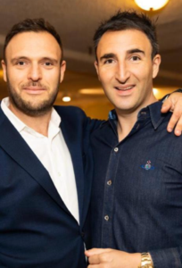 Jonathan with his brother David