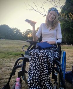 Billie during treatment