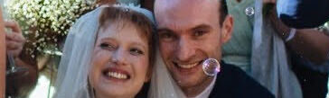 Billie at her wedding