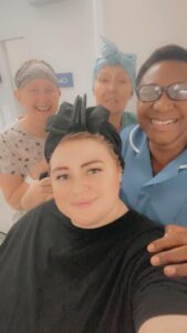 Ruth Wake's friends for life and staff at hospital