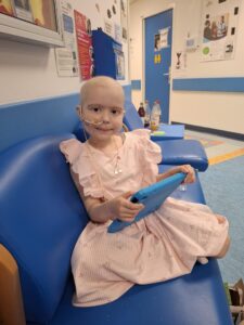 Nina in hospital