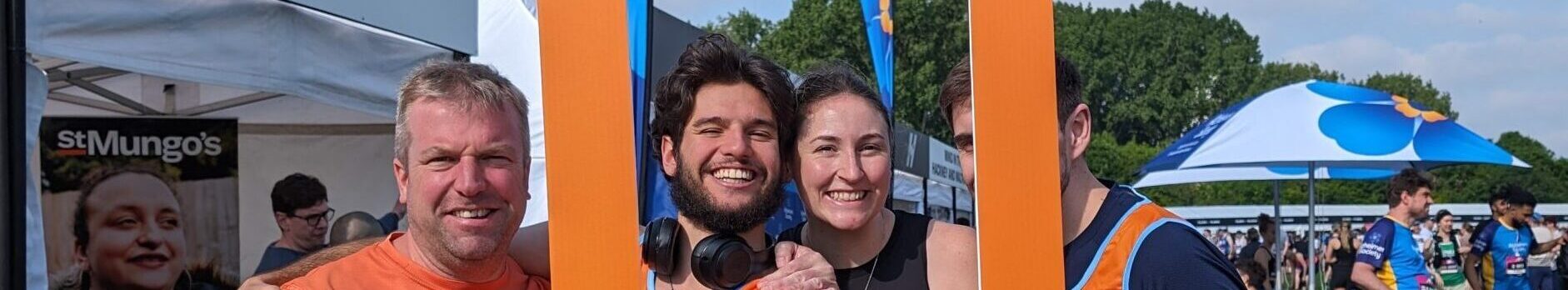 Runners at an event