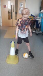 Josh during recovery