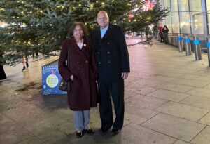 Mohammed Aslam with his wife